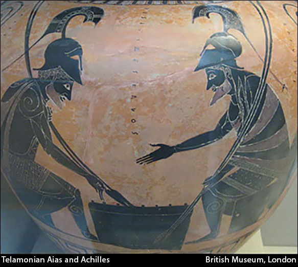 Telamonian Aias and Achilles