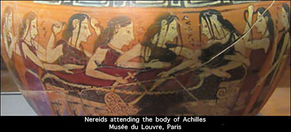 Nereids and Achilles