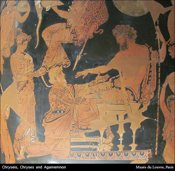 Chryseis, Chryses, Agamemnon
