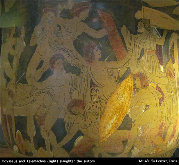 Odysseus and Telemachos