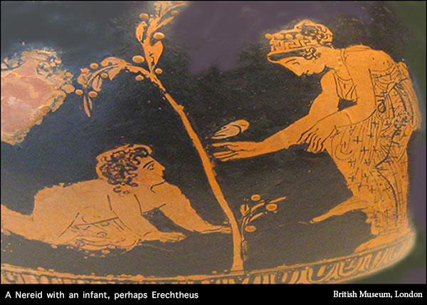 A Nymph with an infant, perhaps Erechtheus