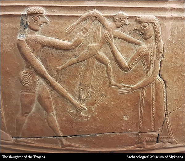 The slaughter of the Trojans